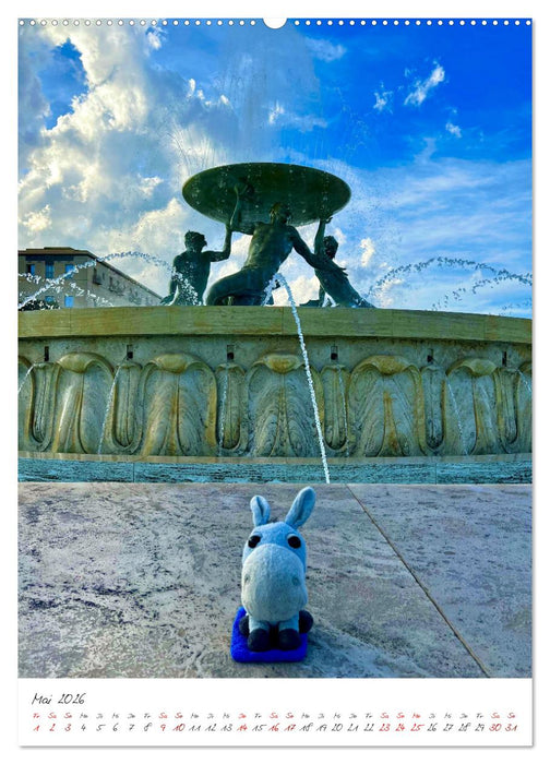 Schorschi auf Reisen ein kleiner Esel unterwegs auf der Insel Malta (CALVENDO Wandkalender 2026)