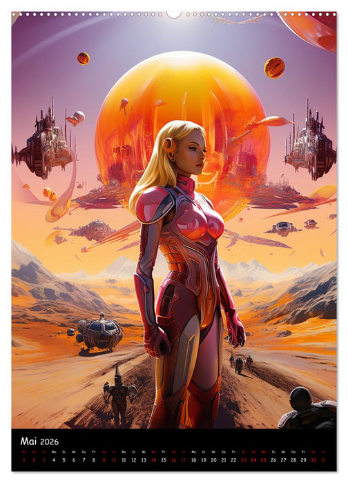 Hüterinnen der Galaxie (CALVENDO Wandkalender 2026)