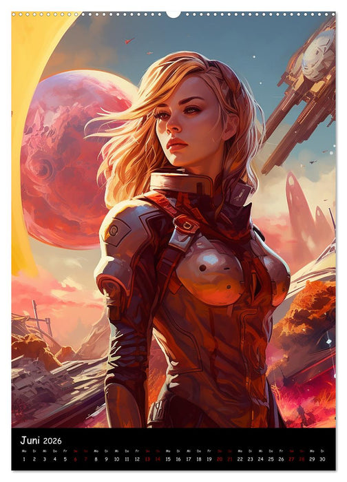 Hüterinnen der Galaxie (CALVENDO Wandkalender 2026)