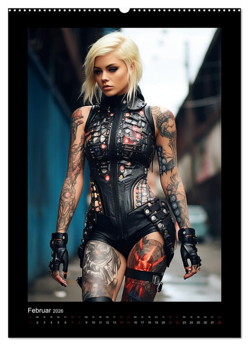 Cybergirls (CALVENDO Premium Wandkalender 2026)