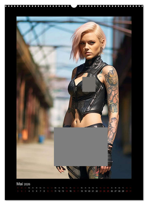 Cybergirls (CALVENDO Premium Wandkalender 2026)