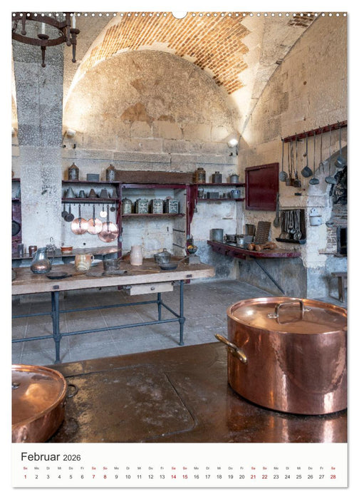 Küchen und Tafeln im Mittelalter (CALVENDO Wandkalender 2026)