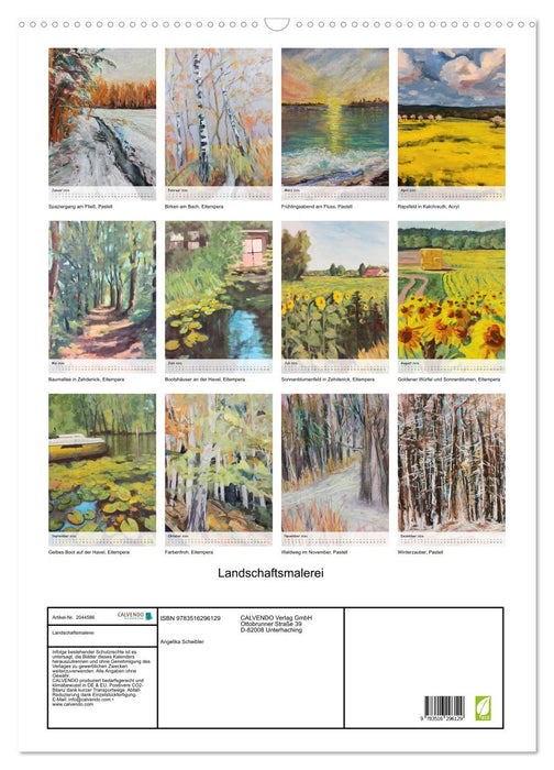 Landschaftsmalerei (CALVENDO Wandkalender 2026)