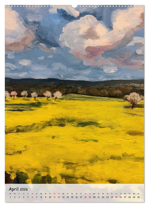 Landschaftsmalerei (CALVENDO Wandkalender 2026)