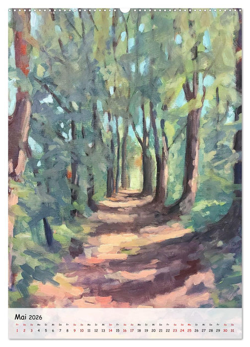 Landschaftsmalerei (CALVENDO Wandkalender 2026)