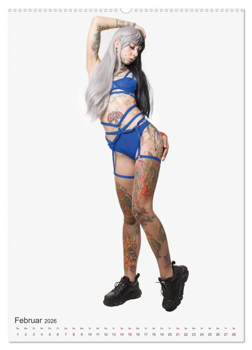Die Welt der Tätowierungen: Ein Jahr in Bildern (CALVENDO Premium Wandkalender 2026)