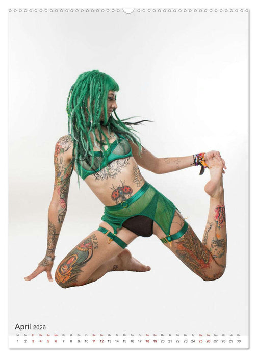 Die Welt der Tätowierungen: Ein Jahr in Bildern (CALVENDO Premium Wandkalender 2026)