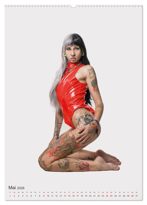 Die Welt der Tätowierungen: Ein Jahr in Bildern (CALVENDO Premium Wandkalender 2026)