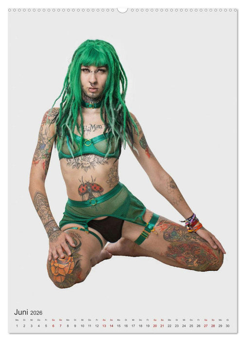 Die Welt der Tätowierungen: Ein Jahr in Bildern (CALVENDO Premium Wandkalender 2026)