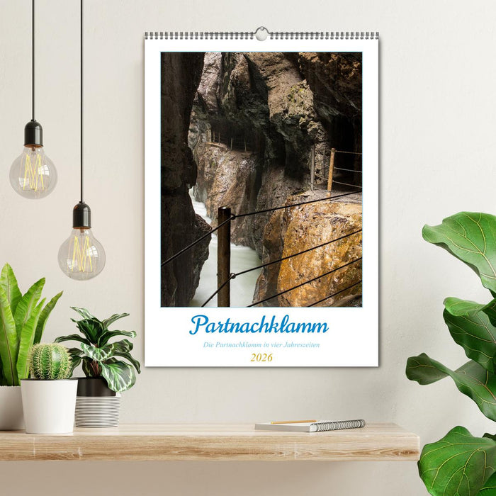 Partnachklamm (CALVENDO Wandkalender 2026)