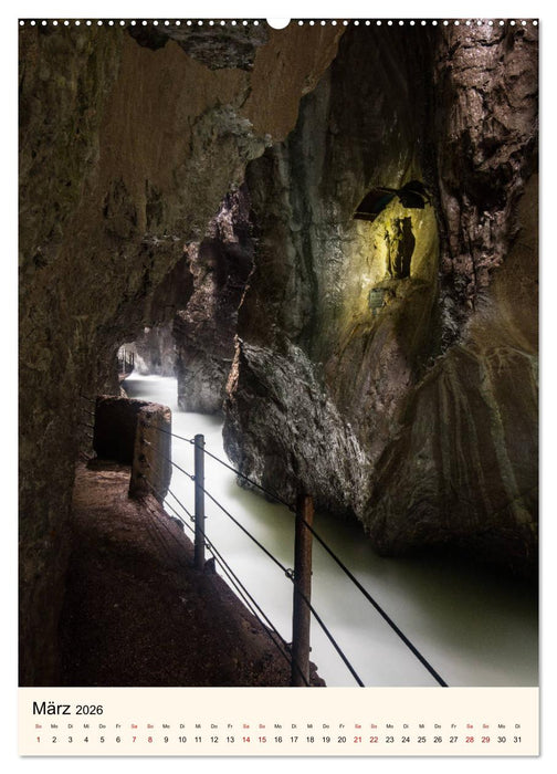 Partnachklamm (CALVENDO Wandkalender 2026)