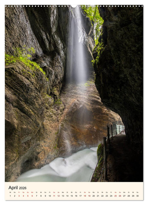 Partnachklamm (CALVENDO Wandkalender 2026)
