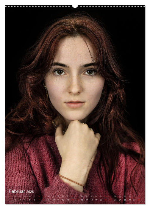 beauty faces - fotografien von michael allmaier (CALVENDO Wandkalender 2026)