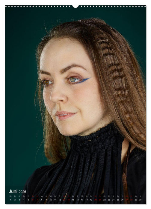 beauty faces - fotografien von michael allmaier (CALVENDO Wandkalender 2026)