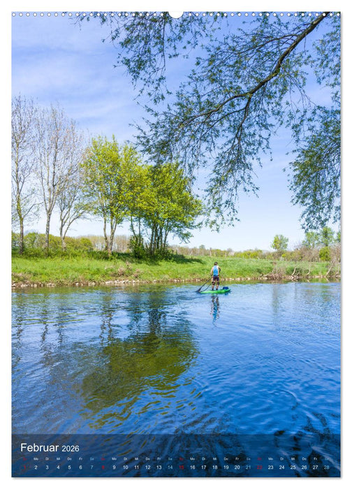 Die Rur im Kreis Heinsberg (CALVENDO Wandkalender 2026)