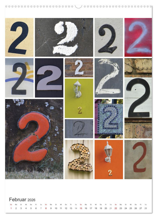 Das Jahr in Zahlen (CALVENDO Premium Wandkalender 2026)