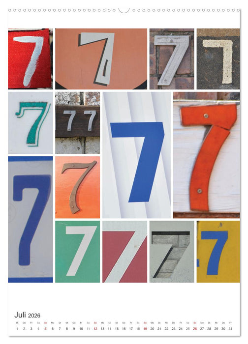 Das Jahr in Zahlen (CALVENDO Premium Wandkalender 2026)