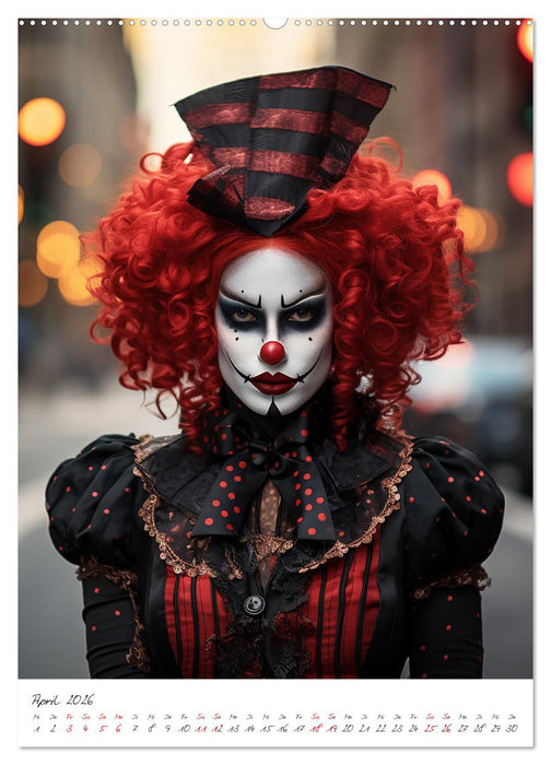 Misses Clown (CALVENDO Premium Wandkalender 2026)