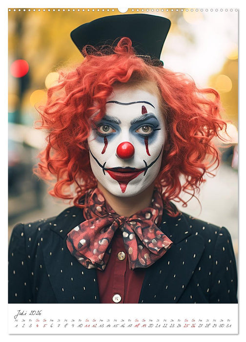 Misses Clown (CALVENDO Premium Wandkalender 2026)