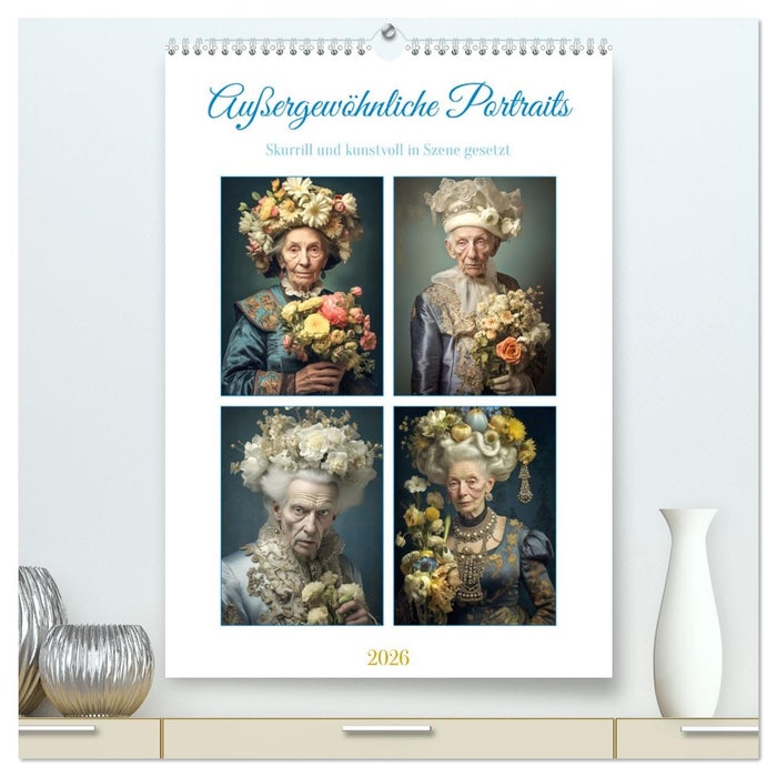 Außergewöhnliche Portraits (CALVENDO Premium Wandkalender 2026)
