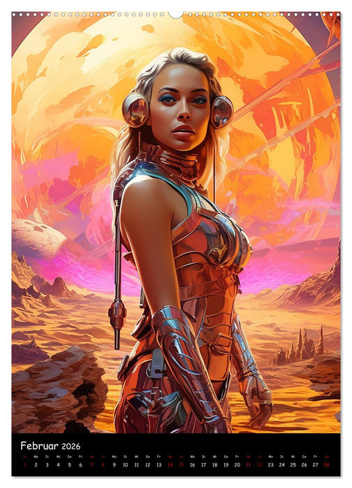 Hüterinnen der Galaxie (CALVENDO Premium Wandkalender 2026)