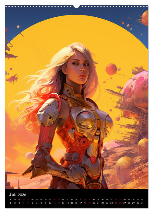 Hüterinnen der Galaxie (CALVENDO Premium Wandkalender 2026)