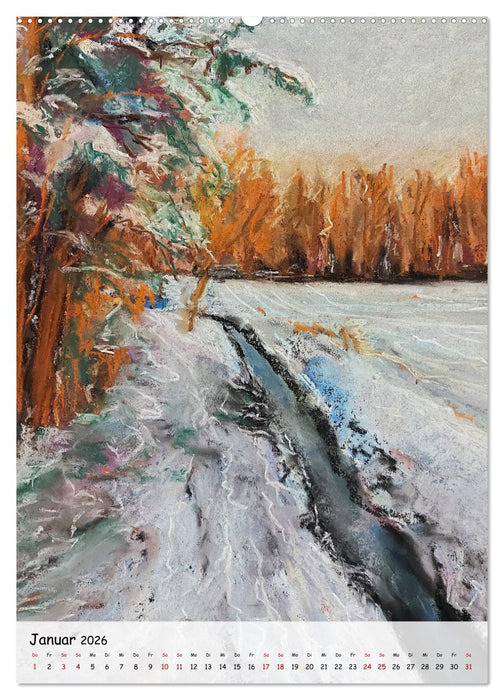 Landschaftsmalerei (CALVENDO Premium Wandkalender 2026)