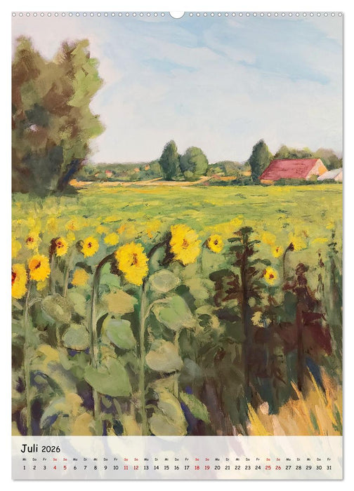 Landschaftsmalerei (CALVENDO Premium Wandkalender 2026)