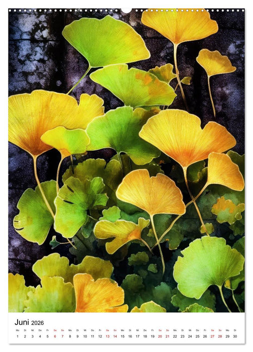 Ginkgo Biloba Schönheit (CALVENDO Wandkalender 2026)