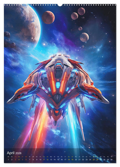 Endless Space - Zeitreisen in die unendlichen Weites des Weltraums (CALVENDO Wandkalender 2026)