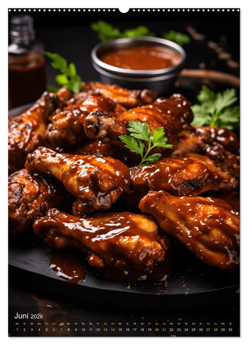 Meat Lovers - Köstliche Grill Abenteuer (CALVENDO Wandkalender 2026)
