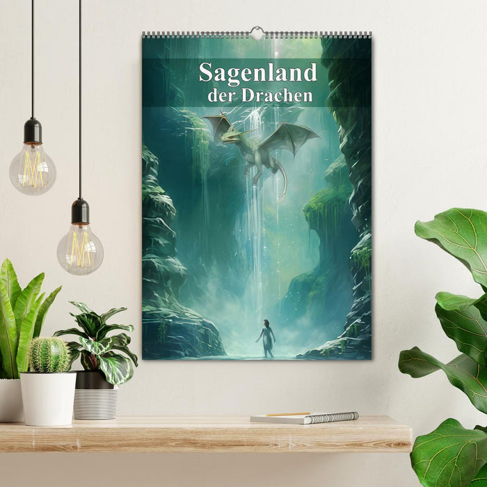 Sagenland der Drachen (CALVENDO Wandkalender 2026)