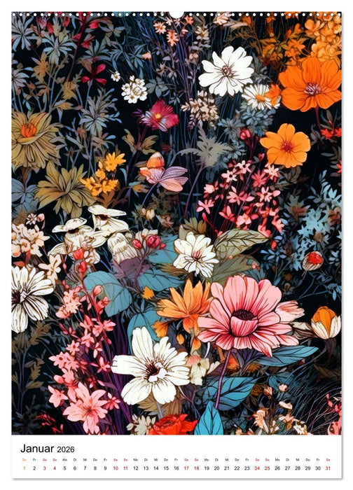 Wiesenmagie (CALVENDO Premium Wandkalender 2026)