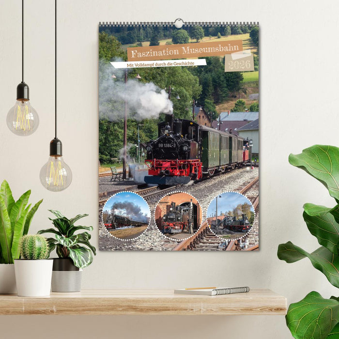 Faszination Museumsbahn (CALVENDO Wandkalender 2026)