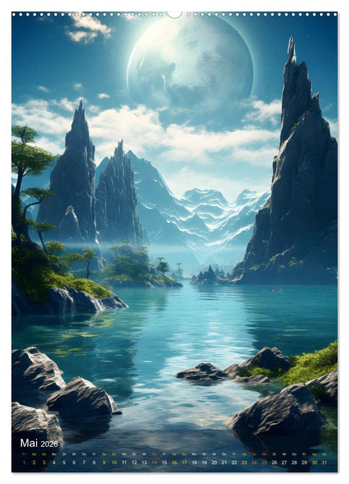 Endless Space - Zeitreisen in die unendlichen Weites des Weltraums (CALVENDO Premium Wandkalender 2026)