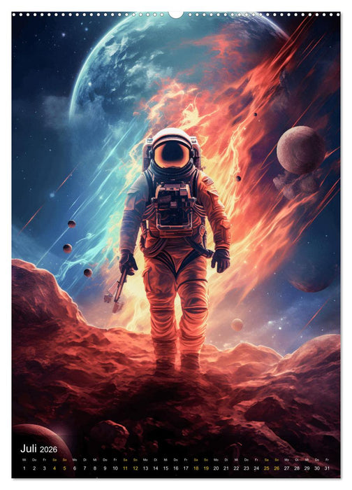 Endless Space - Zeitreisen in die unendlichen Weites des Weltraums (CALVENDO Premium Wandkalender 2026)