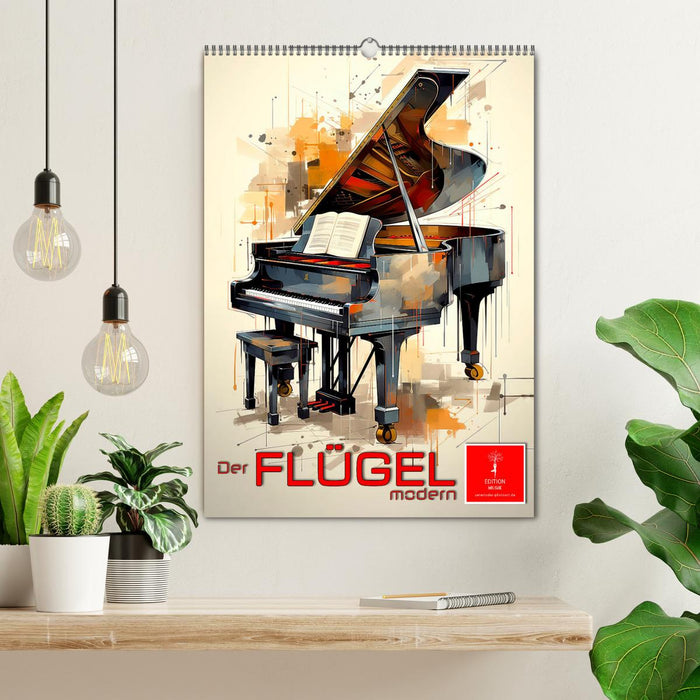 Der Flügel modern (CALVENDO Wandkalender 2026)