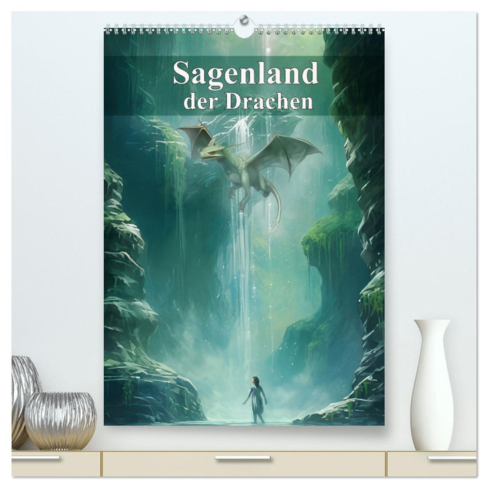 Sagenland der Drachen (CALVENDO Premium Wandkalender 2026)