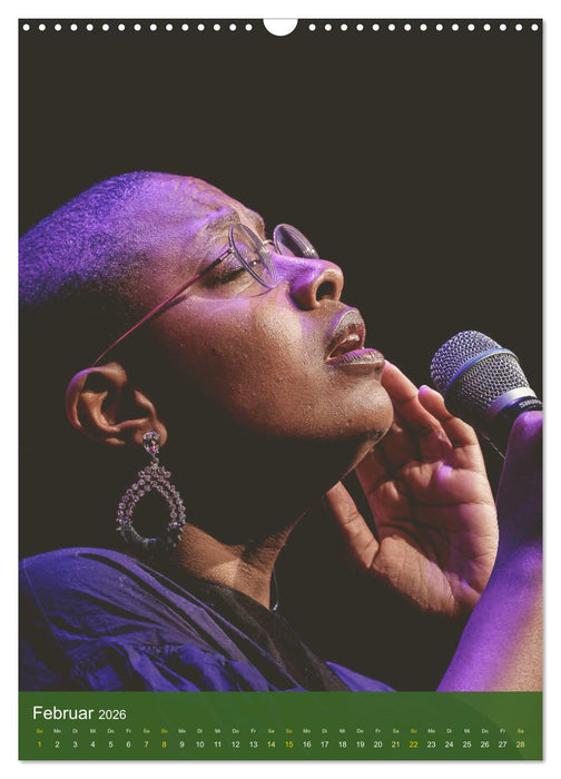 Women singing and playing Jazz (CALVENDO Wandkalender 2026)