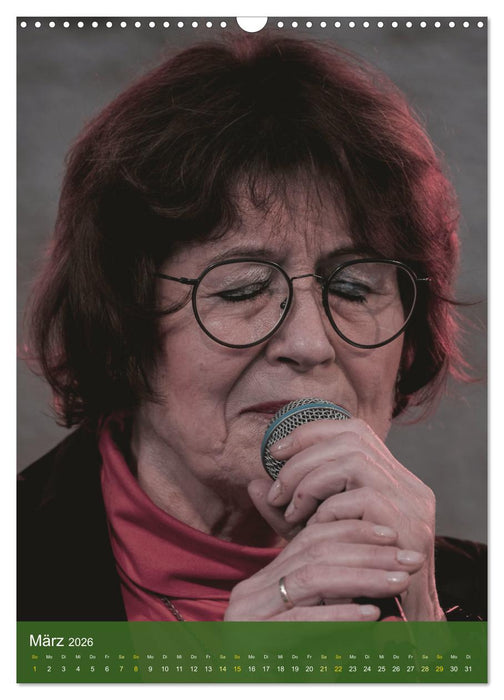 Women singing and playing Jazz (CALVENDO Wandkalender 2026)