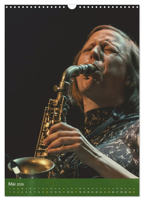 Women singing and playing Jazz (CALVENDO Wandkalender 2026)