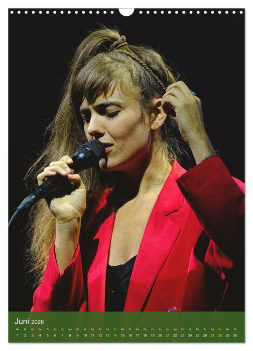 Women singing and playing Jazz (CALVENDO Wandkalender 2026)