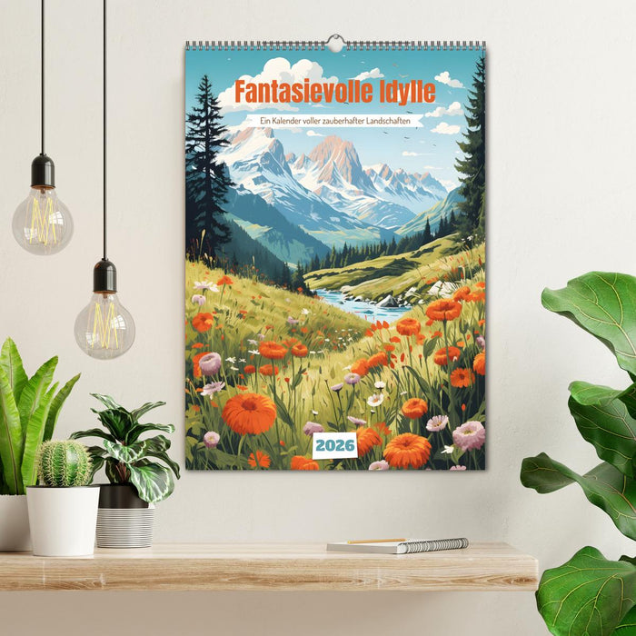 Fantasievolle Idylle (CALVENDO Wandkalender 2026)