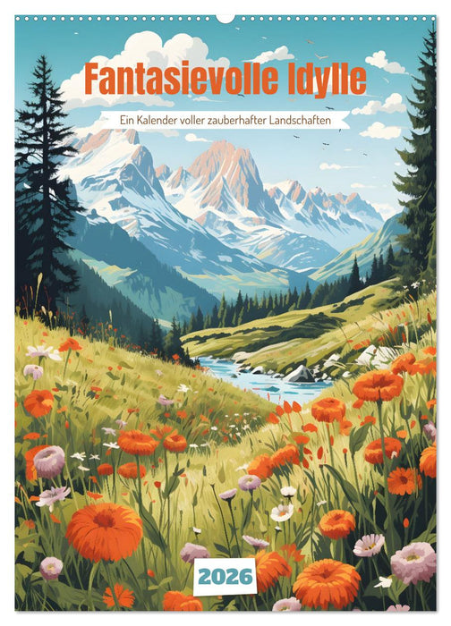 Fantasievolle Idylle (CALVENDO Wandkalender 2026)