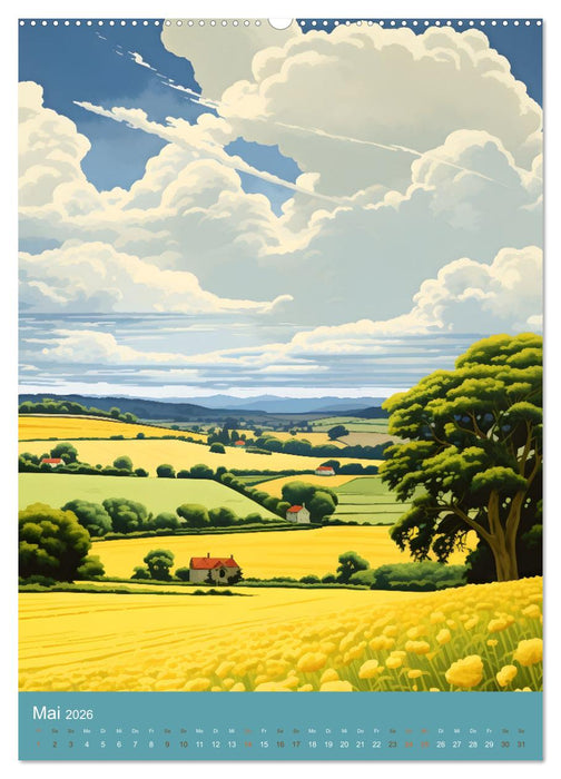 Fantasievolle Idylle (CALVENDO Wandkalender 2026)