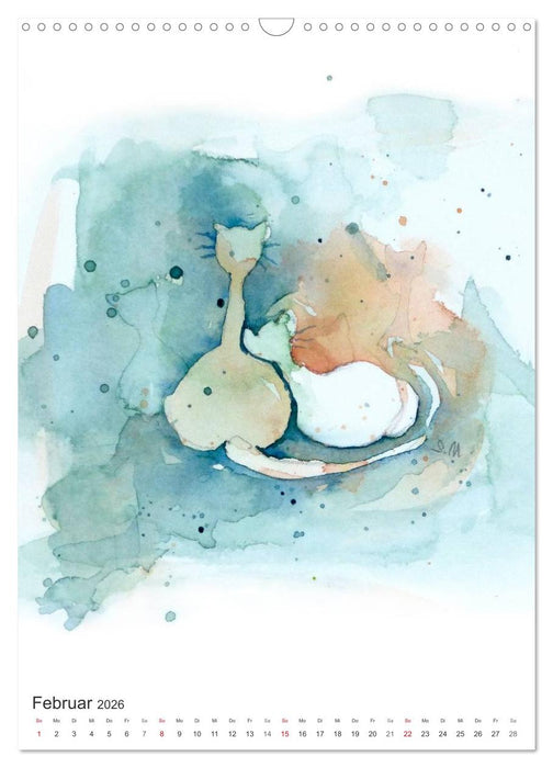 CATS - silent moments, besinnliche Momente (CALVENDO Wandkalender 2026)
