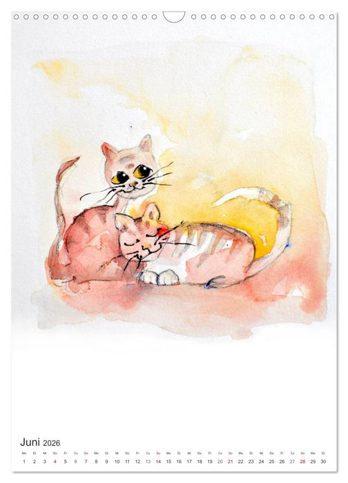 CATS - silent moments, besinnliche Momente (CALVENDO Wandkalender 2026)