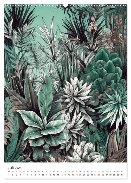 Kaktusparadies (CALVENDO Premium Wandkalender 2026)