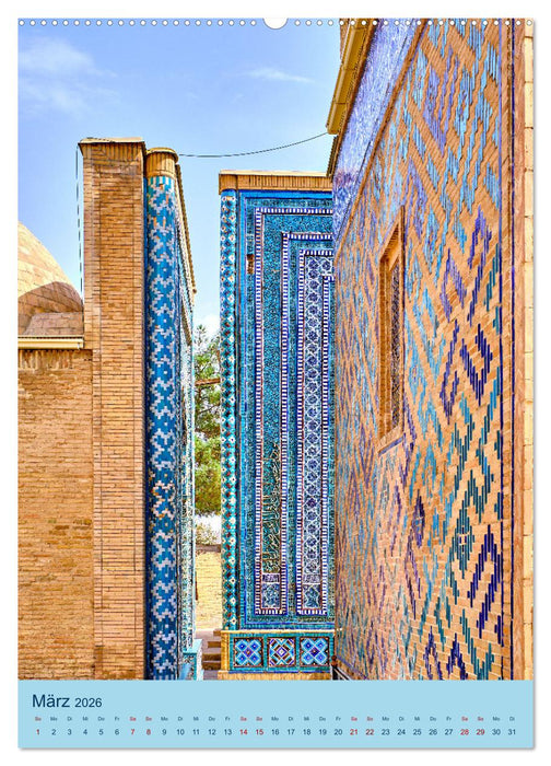 Usbekistan - Historische Architektur (CALVENDO Premium Wandkalender 2026)