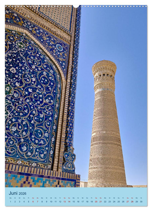 Usbekistan - Historische Architektur (CALVENDO Premium Wandkalender 2026)